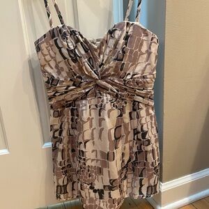 Nanette Lepore Cream, Beige and Gray Top